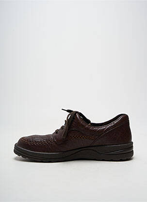 Baskets tissage satiné bout rond marron MEPHISTO homme