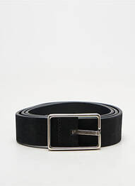 Ceinture effet matière satinée noir IKKS homme