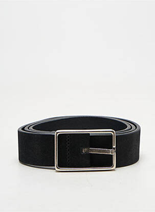 Ceinture effet matière satinée noir IKKS homme