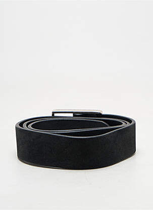 Ceinture effet matière satinée noir IKKS homme