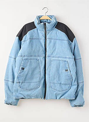 Doudoune manches longues sans capuche bleu JOTT X DENHAM homme