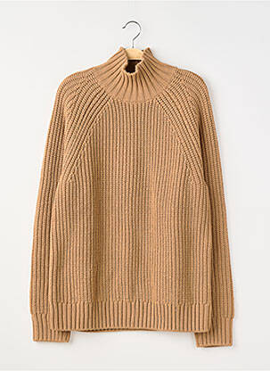 Pull col rond manches longues marron H&M homme