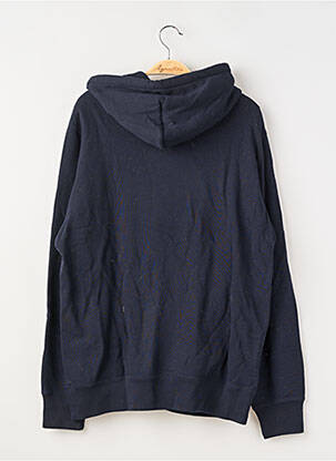Sweat-shirt à capuche manches longues manches longues bleu UNIQLO homme