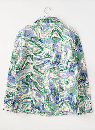 Veste casual fermeture boutonnée sur le devant bleu BOUND homme