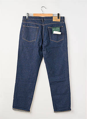 Jeans coupe droite fermeture zippée sous rabat boutonné taille normale bleu FAGUO homme