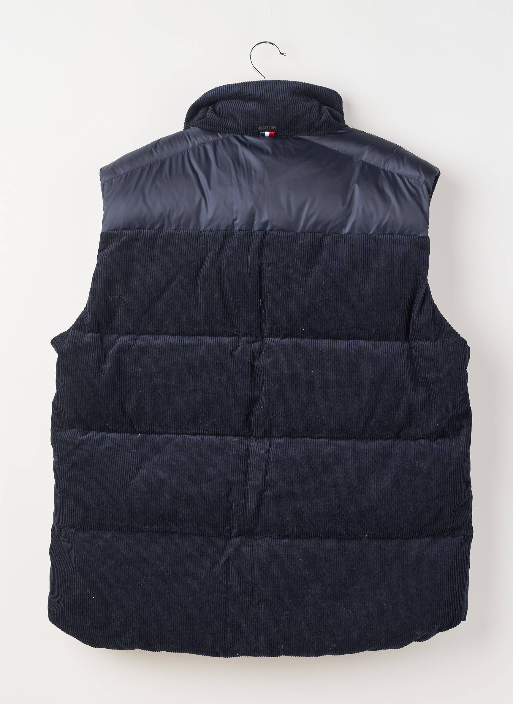 Doudoune finition intérieure doublée sans capuche bleu HECHTER STUDIO homme