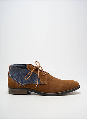 Bottines/boots fermeture lacets talon bas marron ORLAND homme