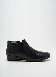 Bottines/boots tissage satiné talon de 4 à 6cm noir LUXAT femme