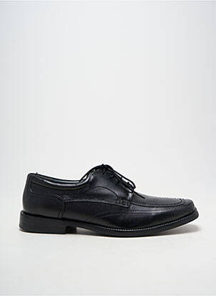 Derbies bout carré talon bas noir ARIMA homme