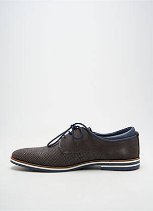 Derbies semelle amovible talon bas gris HIPNESS homme