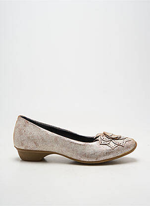 Ballerines talon bas talon plat jusqu'à 3cm argent IMAGINI femme