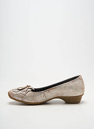 Ballerines talon bas talon plat jusqu'à 3cm argent IMAGINI femme