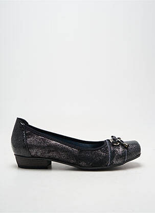 Ballerines type de semelle amortissante talon plat jusqu'à 3cm noir UN TOUR EN VILLE femme