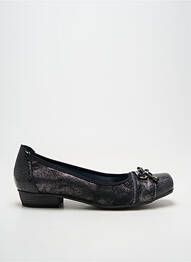 Ballerines type de semelle amortissante talon plat jusqu'à 3cm noir UN TOUR EN VILLE femme