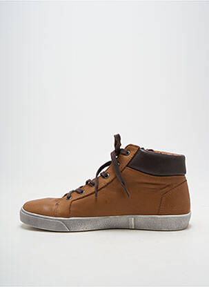 Baskets semelle amovible bout rond marron BELLAMY garçon