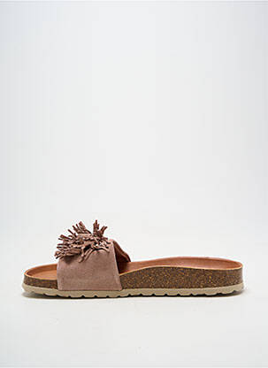 Mules/sabots voute plantaire talon plat jusqu'à 3cm rose VERBENAS femme