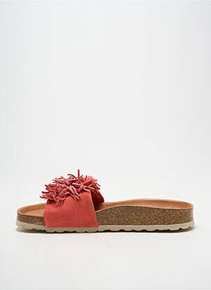 Mules/sabots voute plantaire talon plat jusqu'à 3cm rose fonce VERBENAS femme