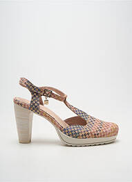 Escarpins fermeture boucle(s) talon haut de 10cm et plus beige JOSE SAENZ femme