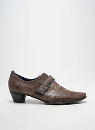 Derbies bout pointu talon de 4 à 6cm marron DORKING femme