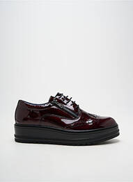 Derbies matière lisse talon de 4 à 6cm violet DORKING femme
