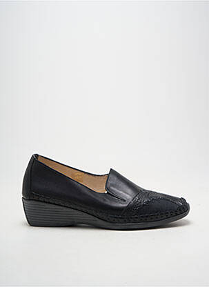 Mocassins voute plantaire talon de 4 à 6cm noir LUXAT femme