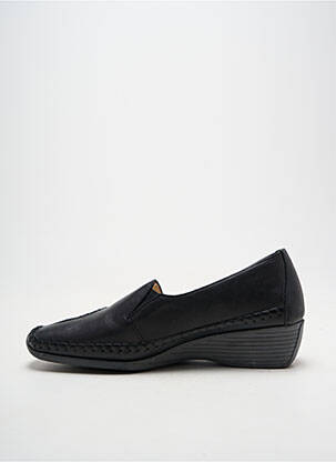 Mocassins voute plantaire talon de 4 à 6cm noir LUXAT femme