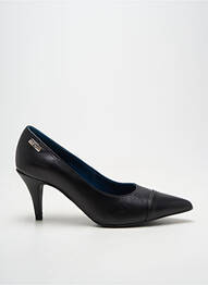 Escarpins tissage satiné talon de 7 à 9cm noir XAVIER DANAUD femme