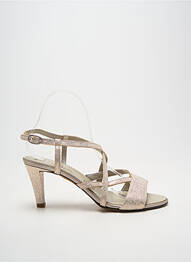 Sandales/nu pieds talon aiguille talon de 7 à 9cm or J.METAYER femme
