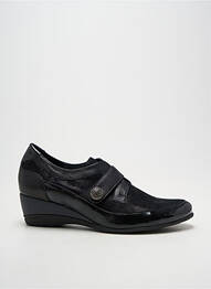 Derbies matière lisse talon de 4 à 6cm noir J.METAYER femme