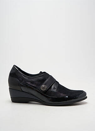 Derbies matière lisse talon de 4 à 6cm noir J.METAYER femme