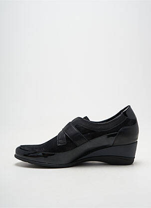Derbies matière lisse talon de 4 à 6cm noir J.METAYER femme