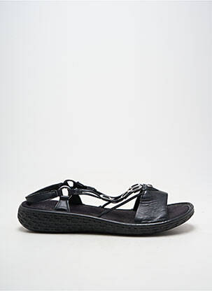 Sandales/nu pieds bout ouvert talon de 4 à 6cm noir RIEKER femme