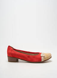 Ballerines talon bas talon plat jusqu'à 3cm orange HIRICA femme