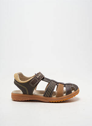 Sandales/nu pieds bout rond bout rond marron KICKERS garçon