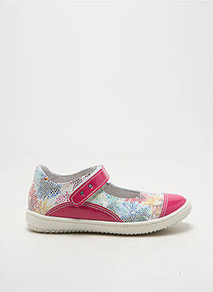 Ballerines tissage satiné bout rond rose BELLAMY fille