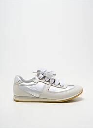 Baskets semelle amovible bout rond argent BELLAMY fille