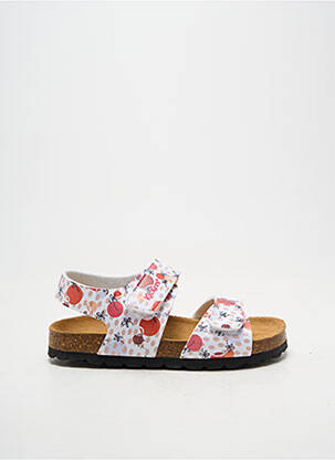 Sandales/nu pieds voute plantaire bout ouvert blanc KICKERS fille