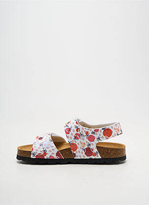 Sandales/nu pieds voute plantaire bout ouvert blanc KICKERS fille
