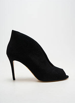 Escarpins semelle extérieure cuir talon de 7 à 9cm noir GIANCARLO femme