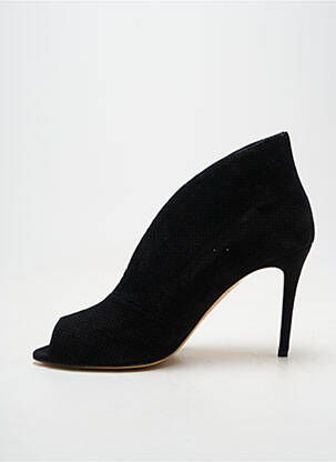 Escarpins semelle extérieure cuir talon de 7 à 9cm noir GIANCARLO femme