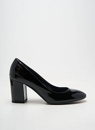Escarpins matière lisse talon de 7 à 9cm noir GIANCARLO femme