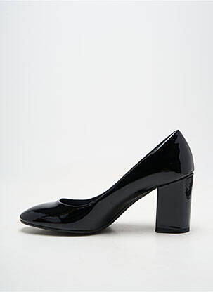 Escarpins matière lisse talon de 7 à 9cm noir GIANCARLO femme