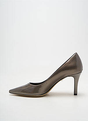Escarpins matière lisse talon de 7 à 9cm argent GIANCARLO femme