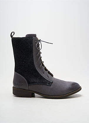 Bottines/boots talon bas talon plat jusqu'à 3cm gris KICKERS femme