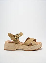 Sandales/nu pieds fermeture boucle(s) talon de 4 à 6cm beige MKD femme