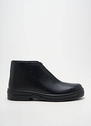 Bottines/boots fermeture zippée talon bas noir MAFER homme