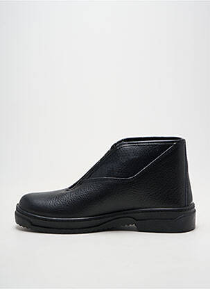 Bottines/boots fermeture zippée talon bas noir MAFER homme