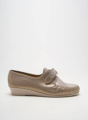 Chaussures de confort voute plantaire talon plat jusqu'à 3cm or BOISSY femme