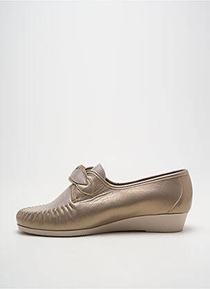 Chaussures de confort voute plantaire talon plat jusqu'à 3cm or BOISSY femme