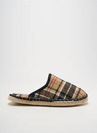 Chaussons/pantoufles bout rond bout rond beige LA MAISON DE L'ESPADRILLE homme